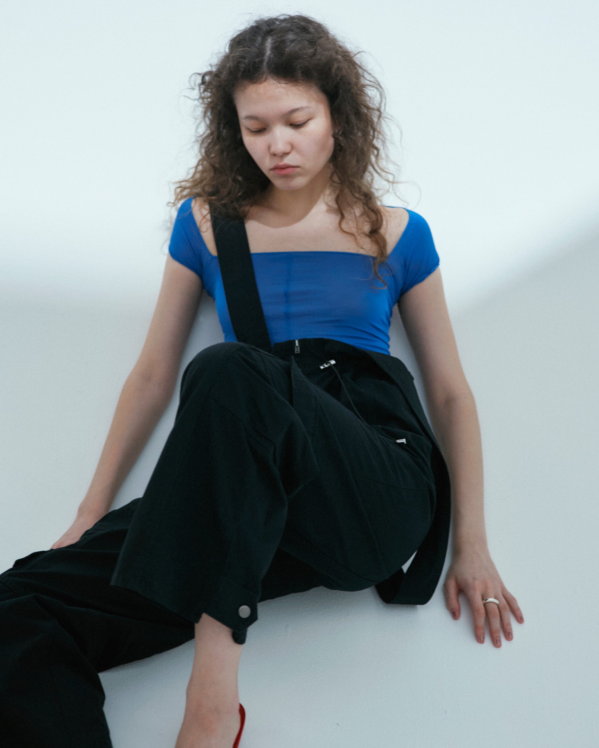 w/LISA (ウィズリサ) | SUSPENDERS CARGO PANTS (サスペンダーズカーゴパンツ) | ボトムス ミリタリー ポケット 軍 イージー ワイド シルエット ビッグ 女性 ウィメンズ レディース ドメスティック ブランド 大人 上品 キレイ モード カジュアル