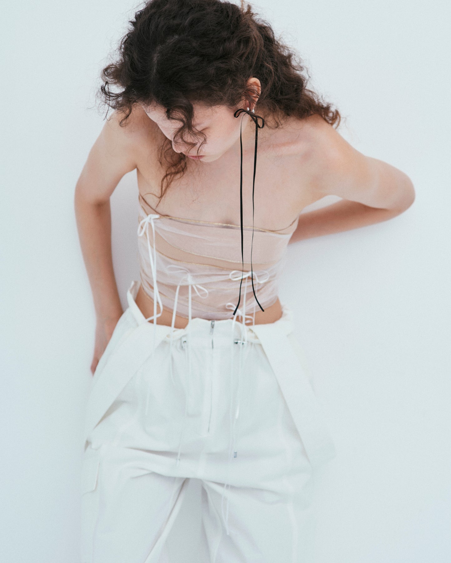 w/LISA (ウィズリサ) | SUSPENDERS CARGO PANTS (サスペンダーズカーゴパンツ) | ボトムス ミリタリー ポケット 軍 イージー ワイド シルエット ビッグ 女性 ウィメンズ レディース ドメスティック ブランド 大人 上品 キレイ モード カジュアル