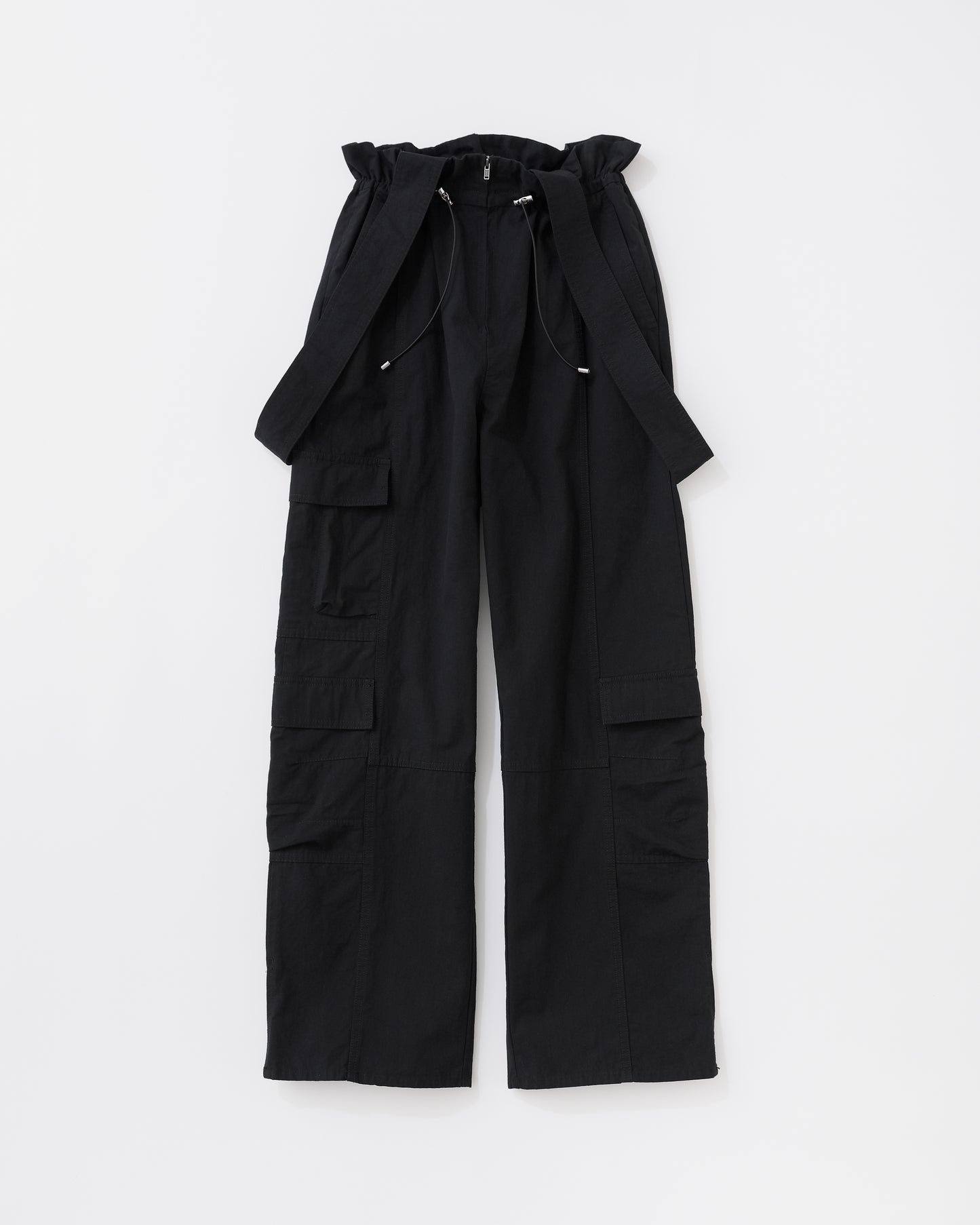 w/LISA (ウィズリサ) | SUSPENDERS CARGO PANTS (サスペンダーズカーゴパンツ) | ボトムス ミリタリー ポケット 軍 イージー ワイド シルエット ビッグ 女性 ウィメンズ レディース ドメスティック ブランド 大人 上品 キレイ モード カジュアル