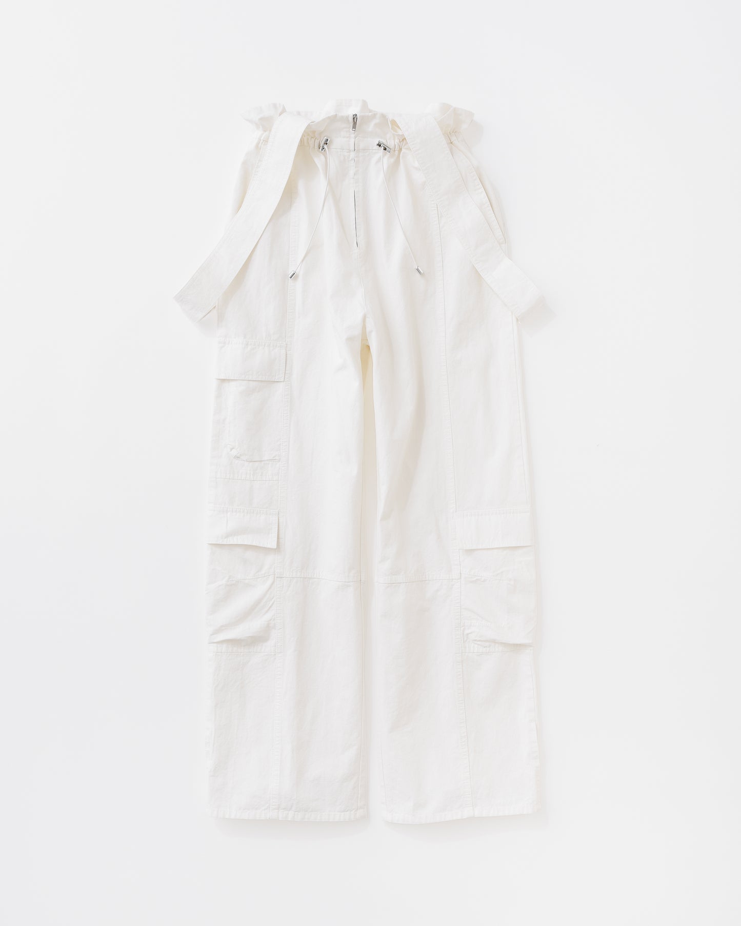 w/LISA (ウィズリサ) | SUSPENDERS CARGO PANTS (サスペンダーズカーゴパンツ) | ボトムス ミリタリー ポケット 軍 イージー ワイド シルエット ビッグ 女性 ウィメンズ レディース ドメスティック ブランド 大人 上品 キレイ モード カジュアル