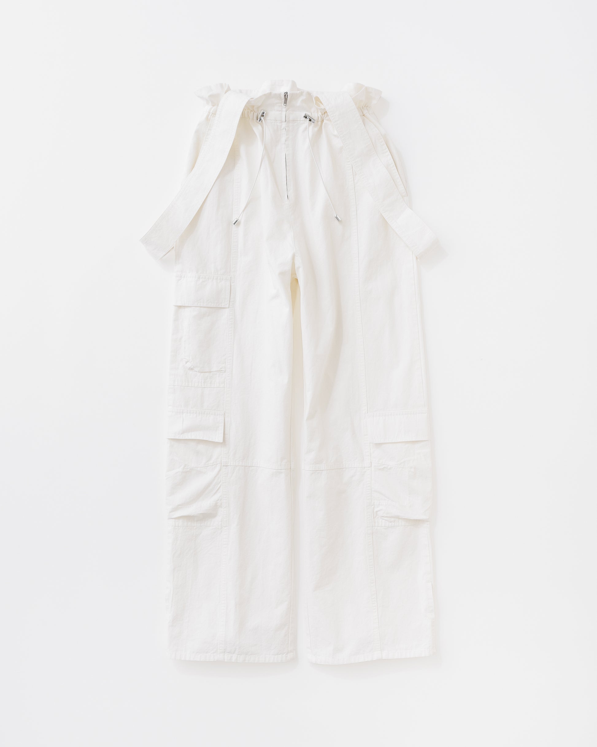 w/LISA (ウィズリサ) | SUSPENDERS CARGO PANTS (サスペンダーズカーゴパンツ) | ボトムス ミリタリー ポケット 軍 イージー ワイド シルエット ビッグ 女性 ウィメンズ レディース ドメスティック ブランド 大人 上品 キレイ モード カジュアル