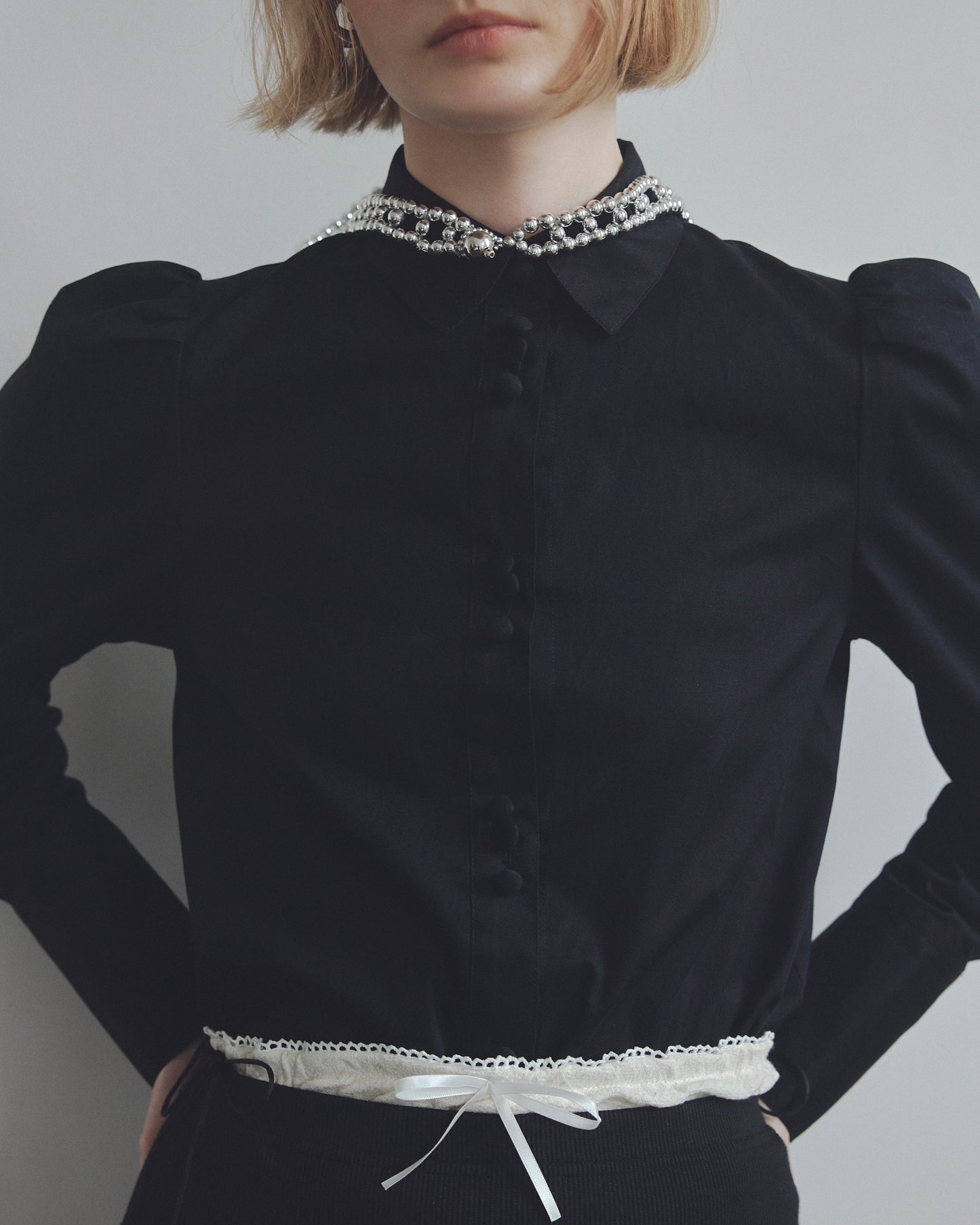 PAFF SLEEVE COTTON SHIRT