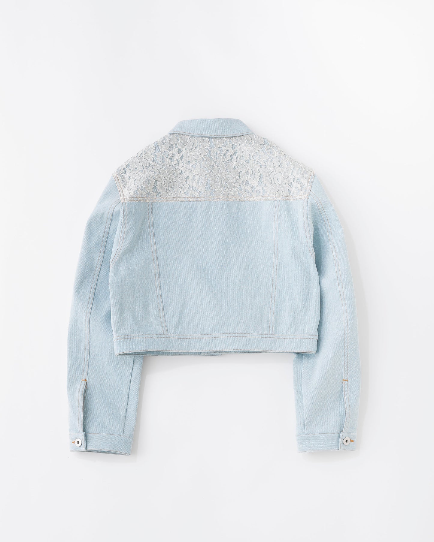 w/LISA (ウィズリサ) | LACE DENIM JACKET (レースデニムジャケット) | セットアップ トラッカー ライトブルー インディゴ レディース ウィメンズ 女性 ブルゾン