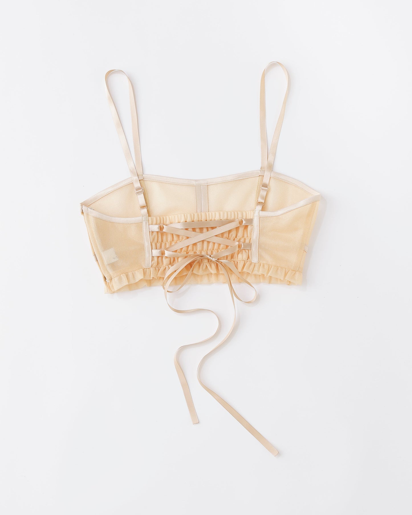 w/LISA (ウィズリサ) | CORSET BUSTIER (コルセット風 ビスチェ) | プルオーバー レース トップス ベージュ ブラック パープル 女性 レディース ウィメンズ ブランド レイヤード コーディネート ファッション