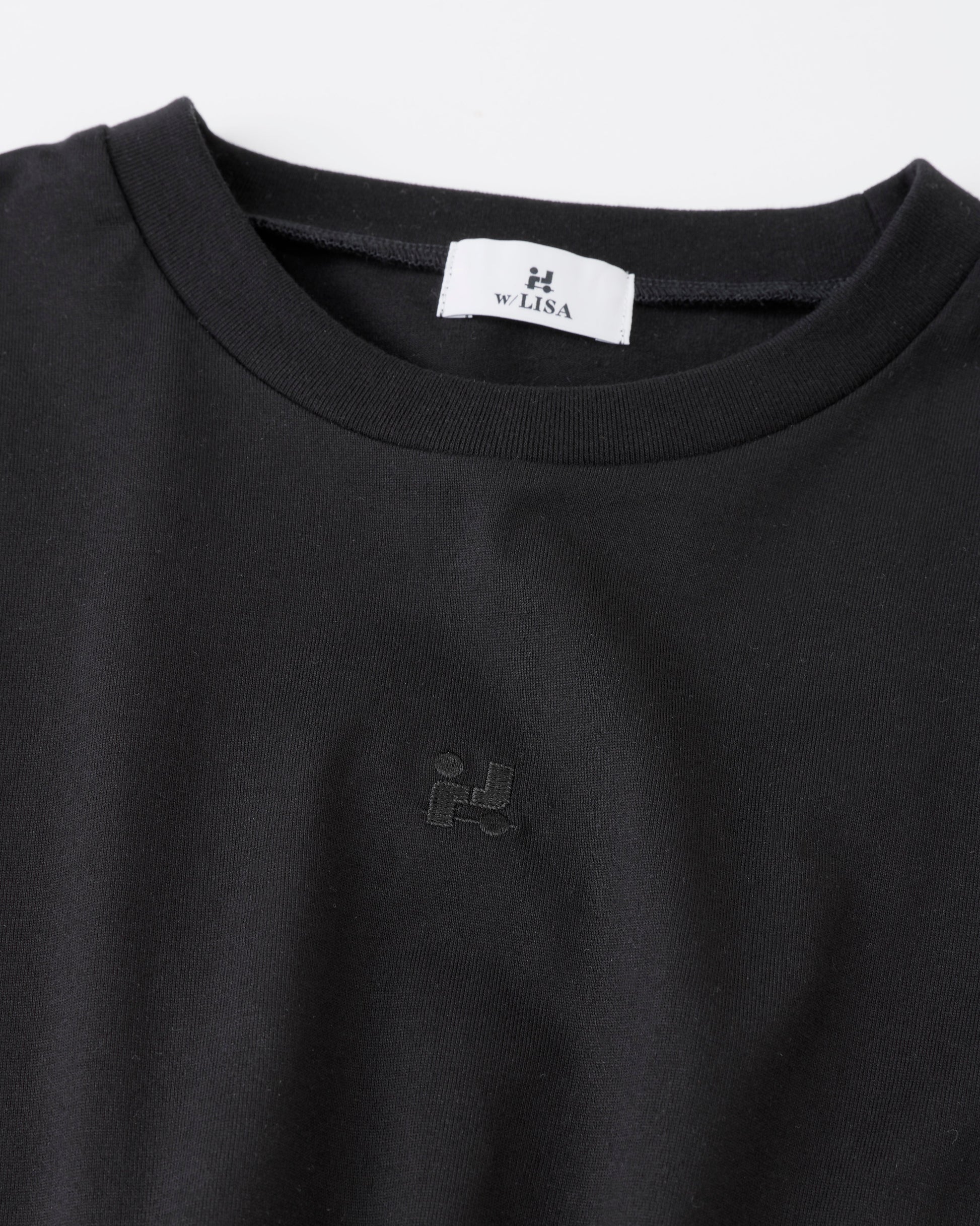 w/LISA (ウィズリサ) | 【UNISEX】OVERSIZED T-SHIRT (ユニセックスオーバーサイズTシャツ) | カットソー メンズ レディース 男性 女性 ウィメンズ 半袖 ロゴ 刺繍