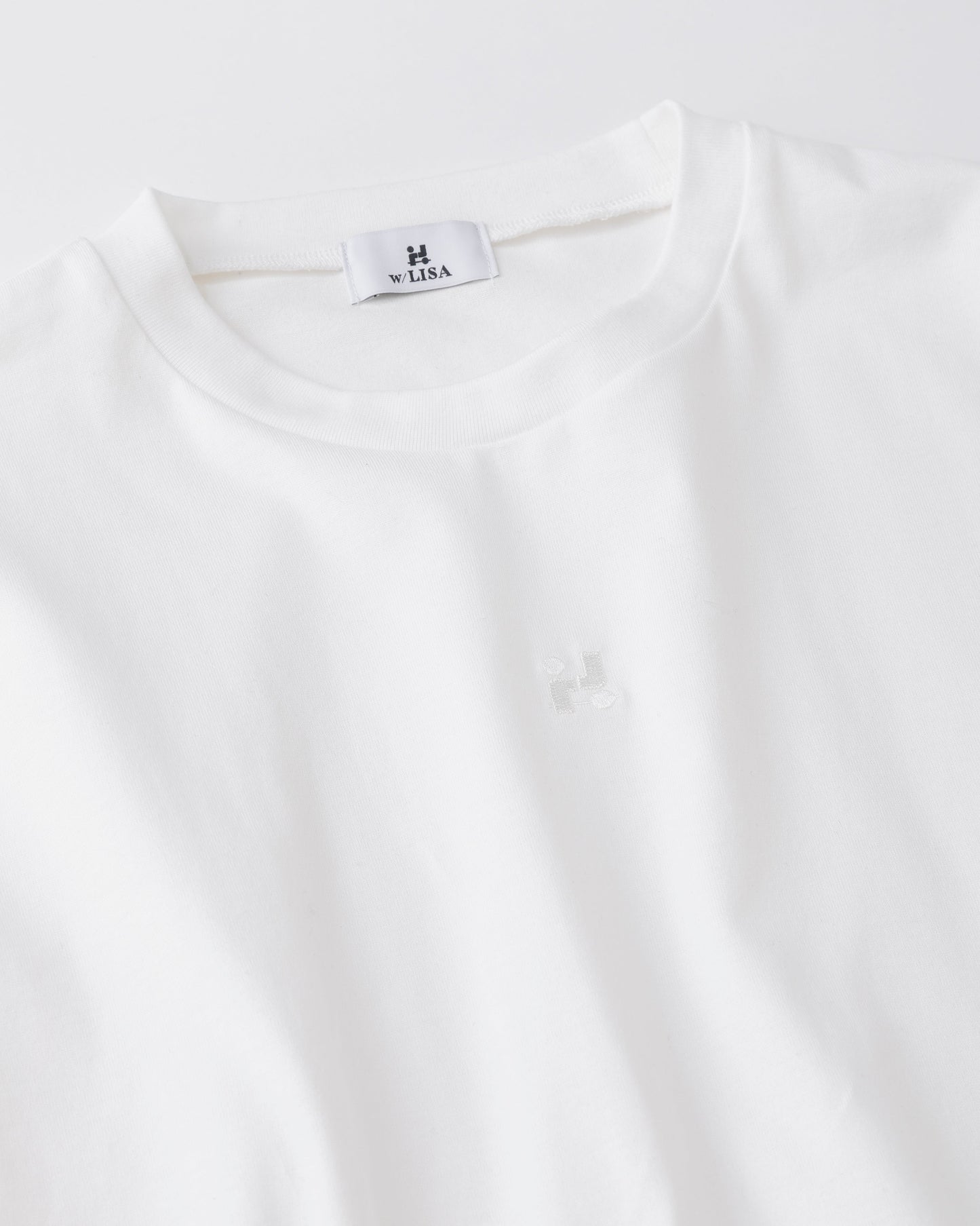 w/LISA (ウィズリサ) | 【UNISEX】OVERSIZED T-SHIRT (ユニセックスオーバーサイズTシャツ) | カットソー メンズ レディース 男性 女性 ウィメンズ 半袖 ロゴ 刺繍