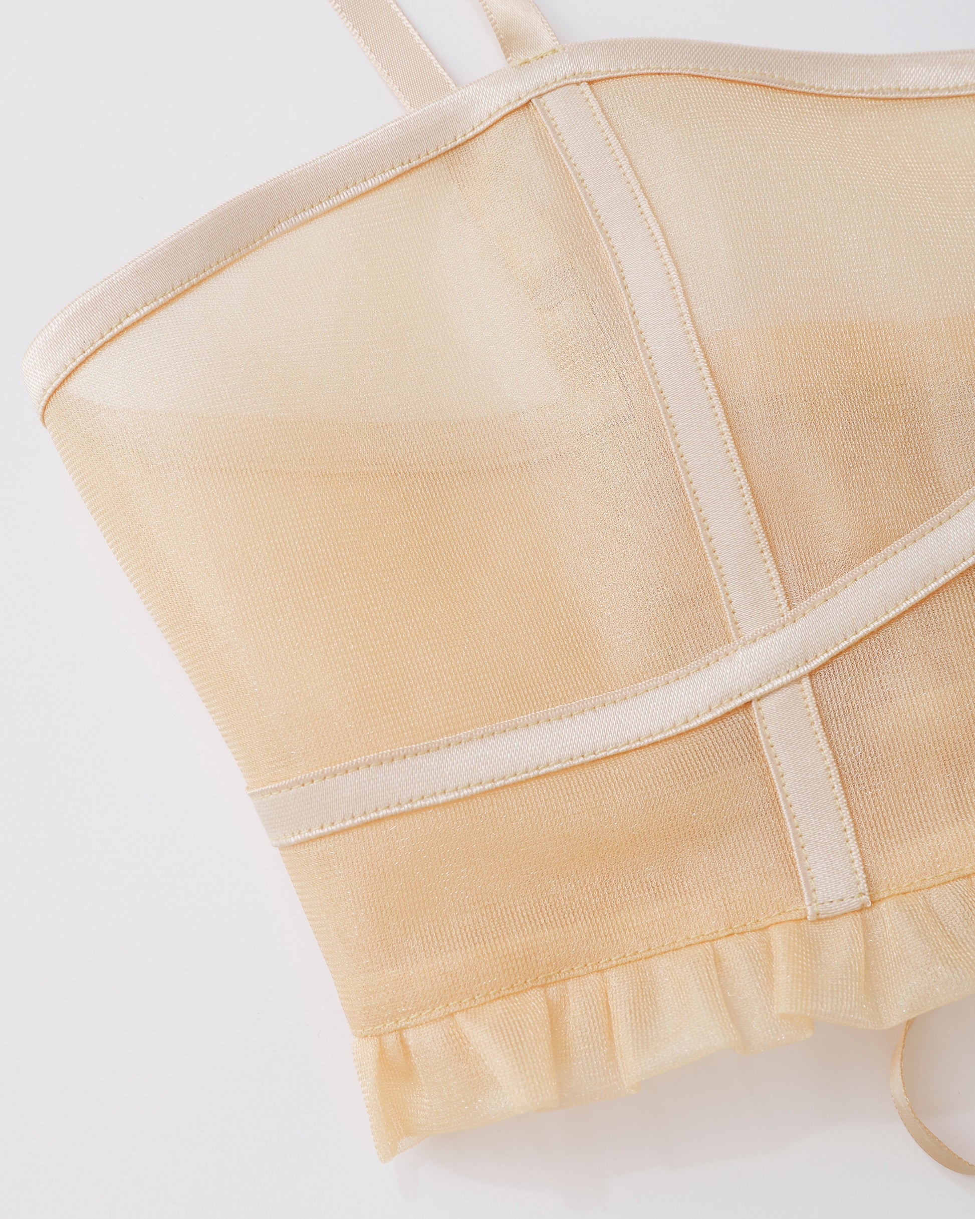 w/LISA (ウィズリサ) | CORSET BUSTIER (コルセット風 ビスチェ) | プルオーバー レース トップス ベージュ ブラック パープル 女性 レディース ウィメンズ ブランド レイヤード コーディネート ファッション