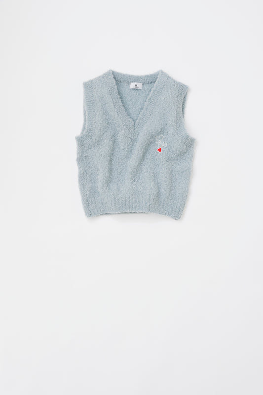 POODLE KNIT VEST