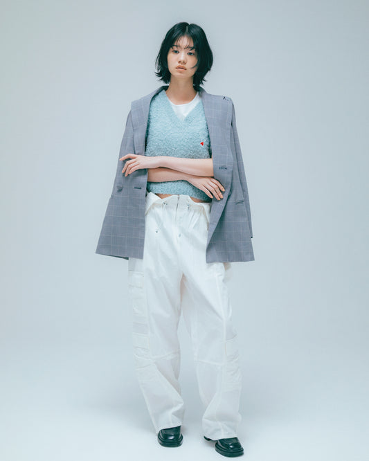 w/LISA (ウィズリサ) | SUSPENDERS CARGO PANTS (サスペンダーズカーゴパンツ) | ボトムス ミリタリー ポケット 軍 イージー ワイド シルエット ビッグ 女性 ウィメンズ レディース ドメスティック ブランド 大人 上品 キレイ モード カジュアル ブランド