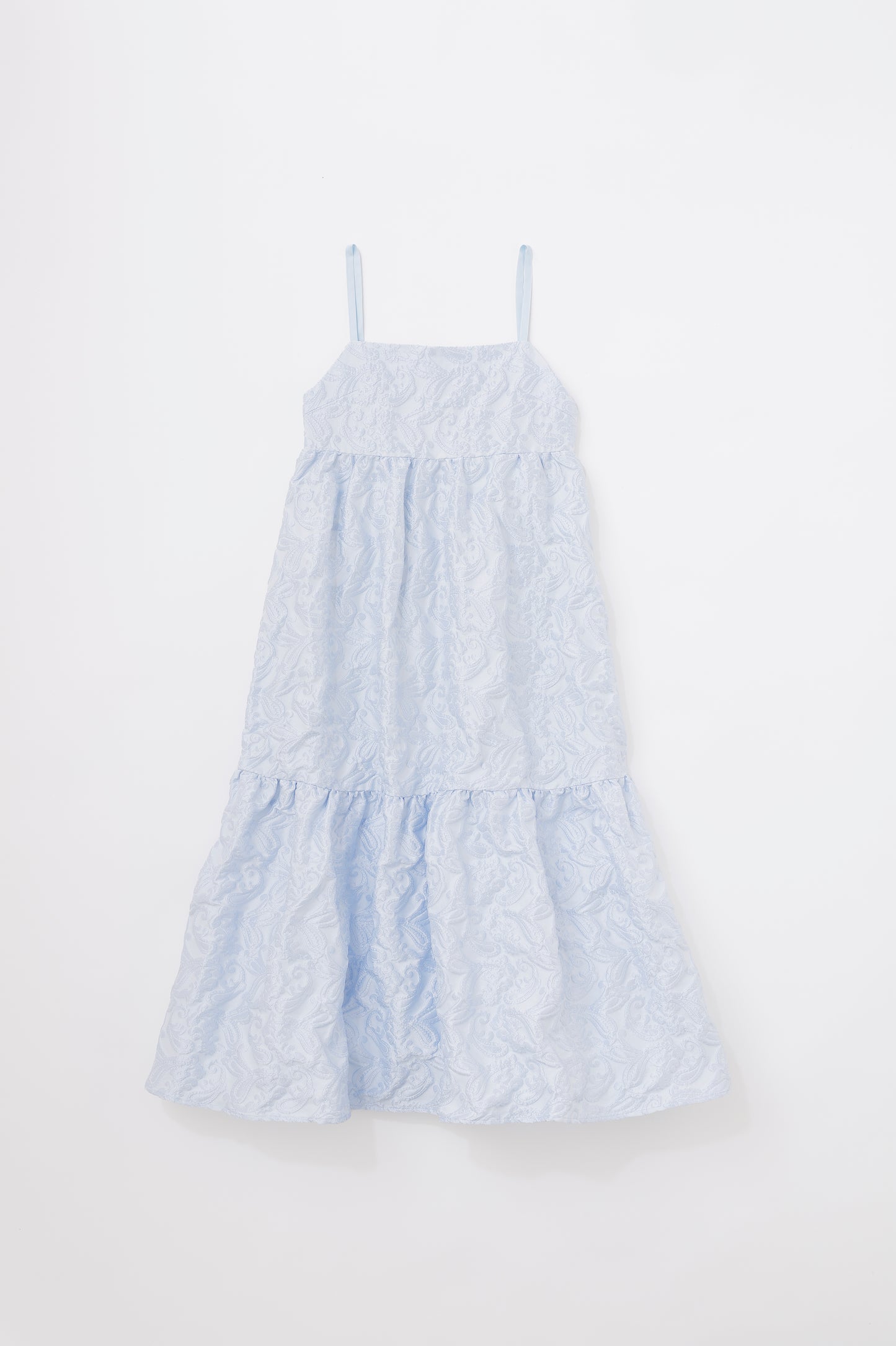BACK RIBBON JACQUARD DRESS