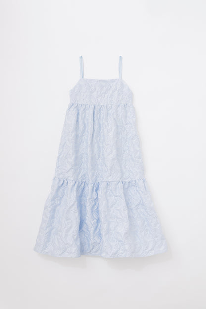BACK RIBBON JACQUARD DRESS