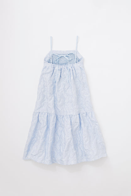 BACK RIBBON JACQUARD DRESS