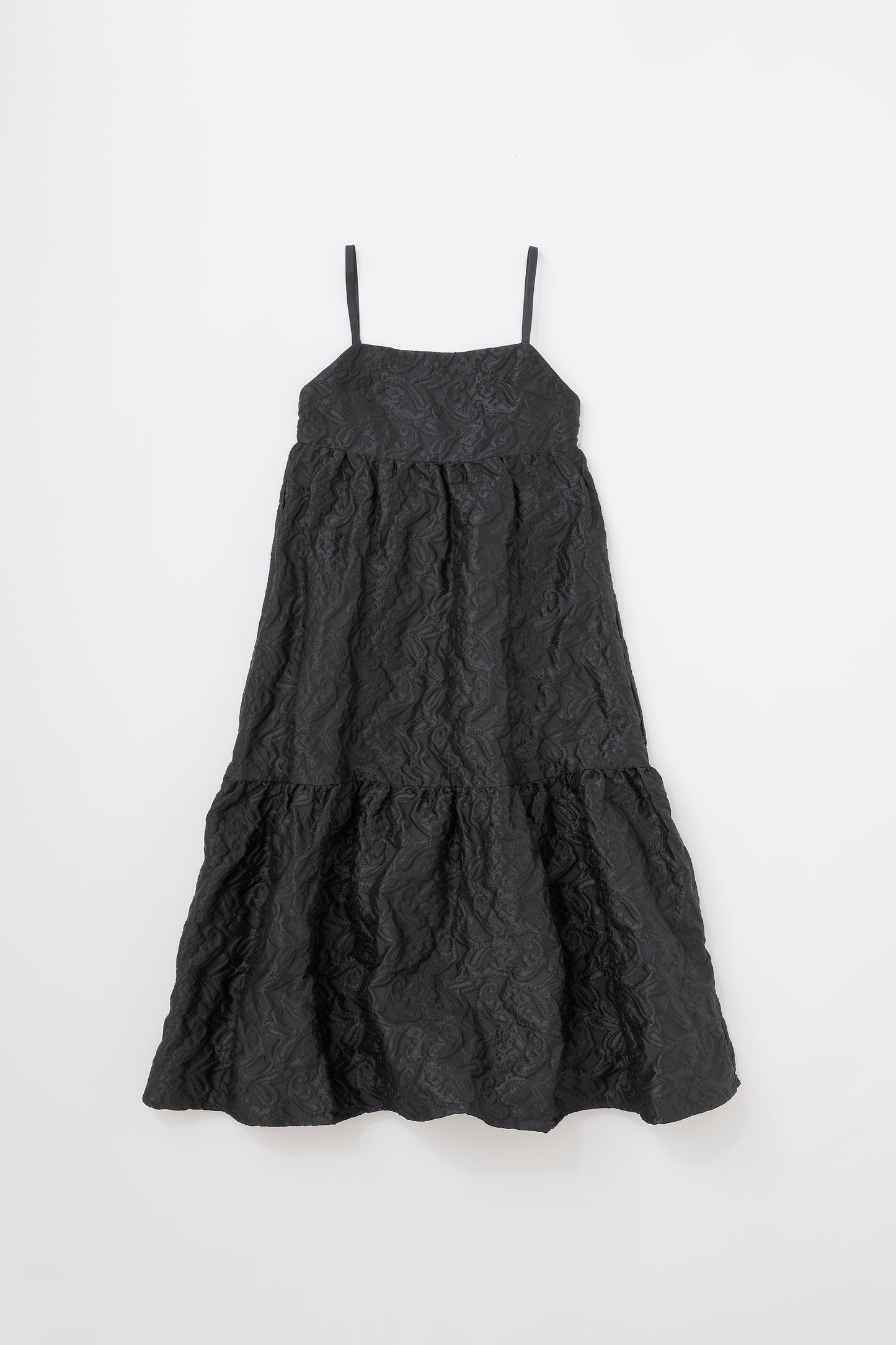 BACK RIBBON JACQUARD DRESS