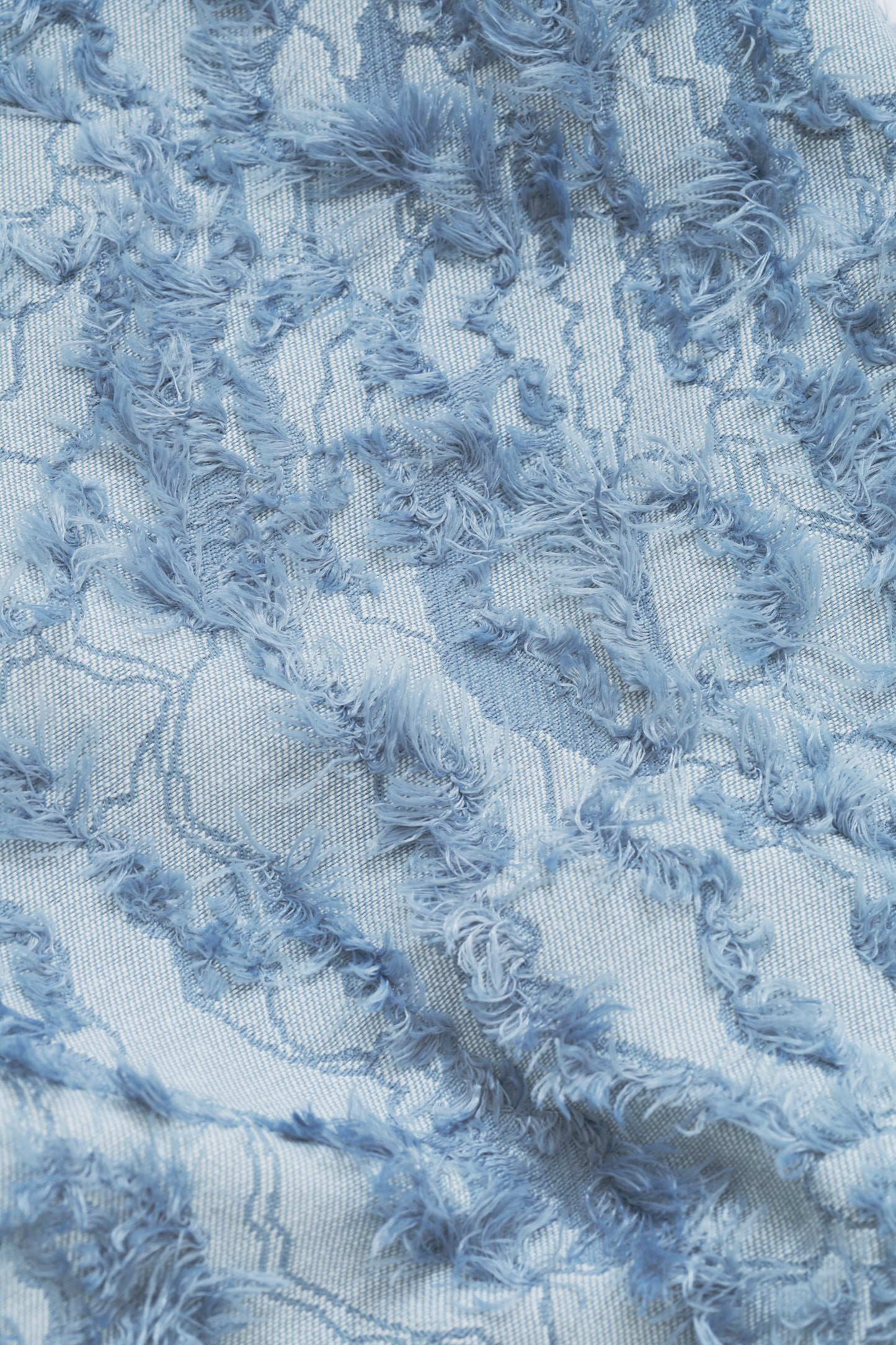 FUZZY DENIM LIKE PANTS
