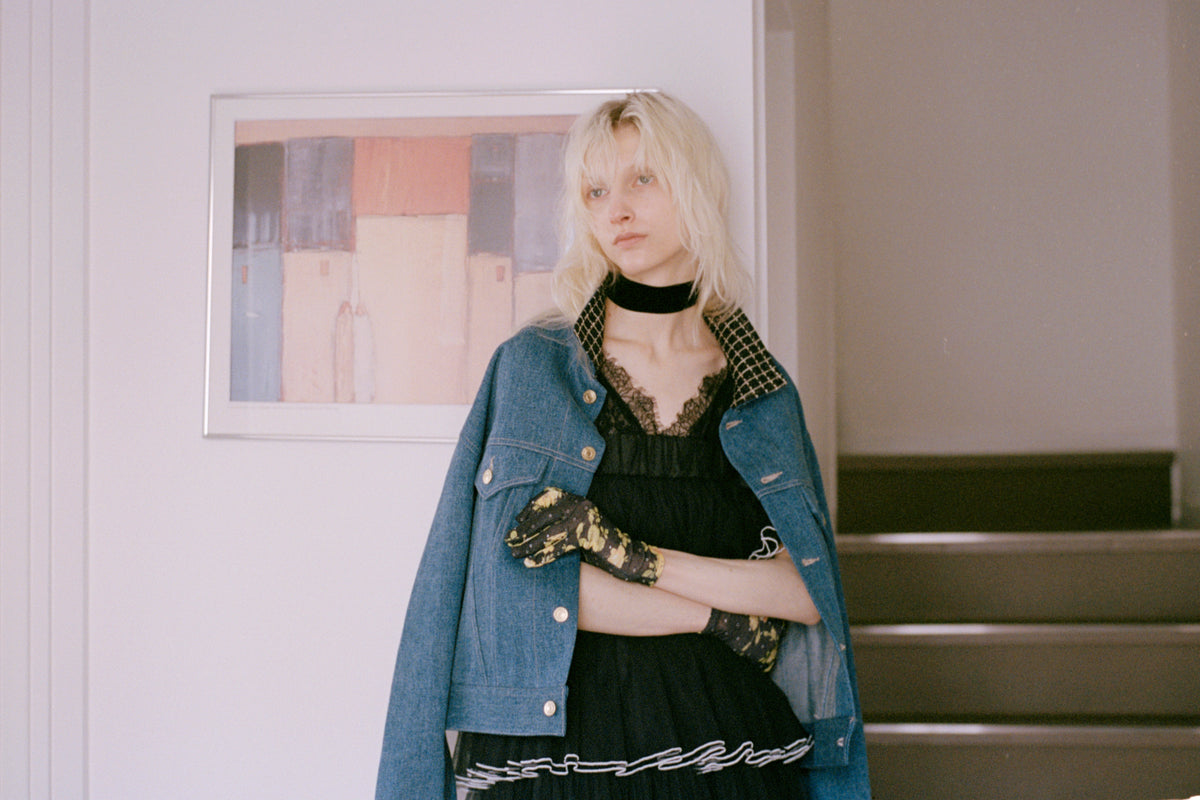 TWEED DENIM JACKET
