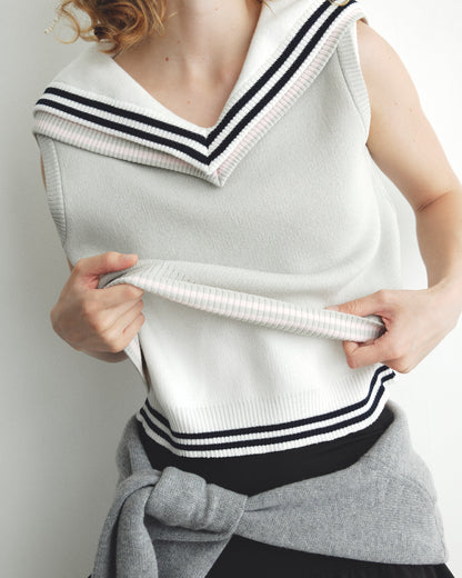 SAILOR KNIT VEST