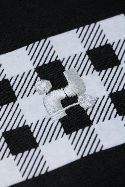 CHECK CROPPED T-SHIRT