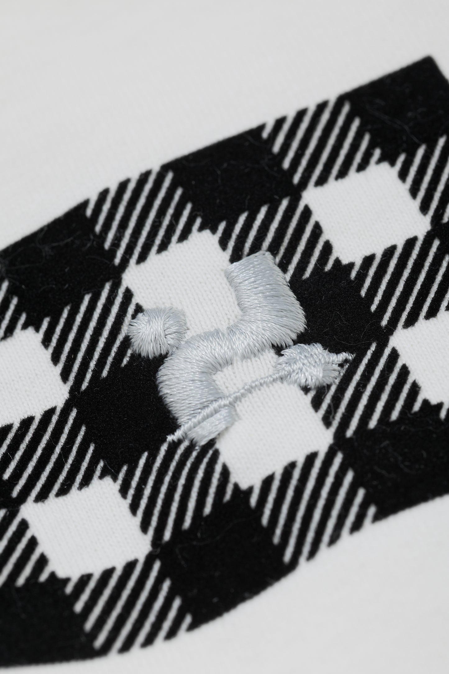 CHECK CROPPED T-SHIRT