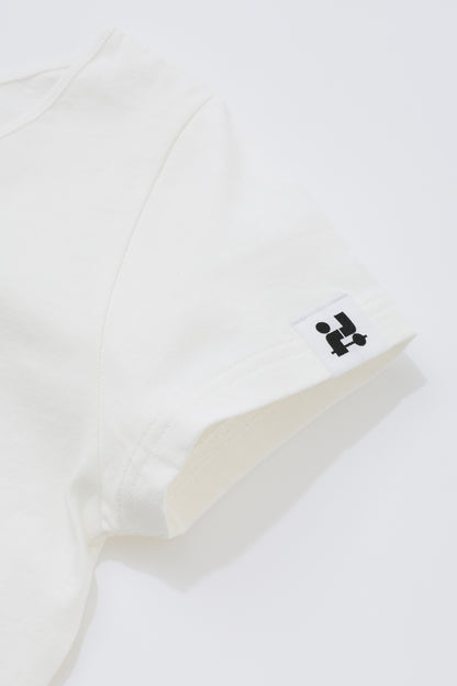 CHECK CROPPED T-SHIRT