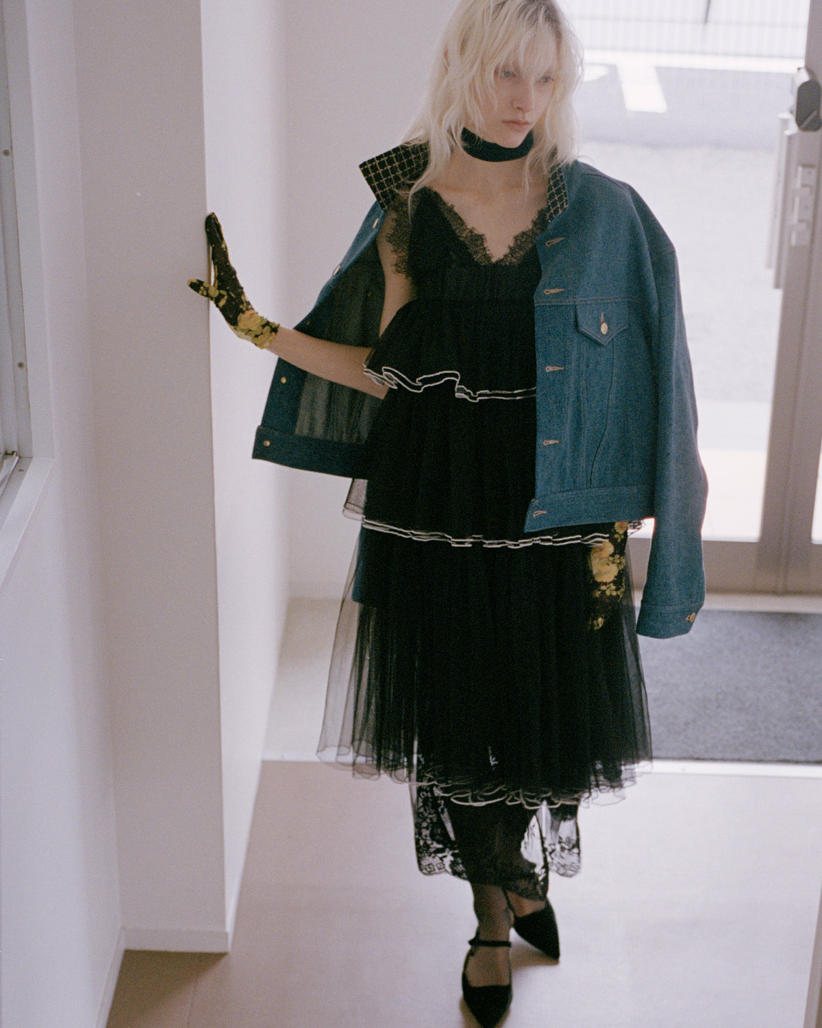 TWEED DENIM JACKET