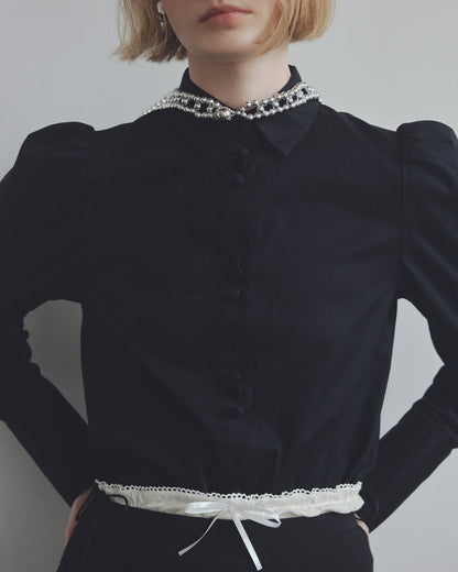 PAFF SLEEVE COTTON SHIRT