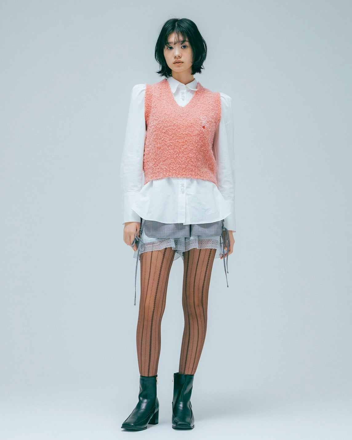 新品未使用‼️タグあり‼️DOUBLE FACE KNIT VEST POODLE KNIT VEST – w/LISA ONLINE SHOP