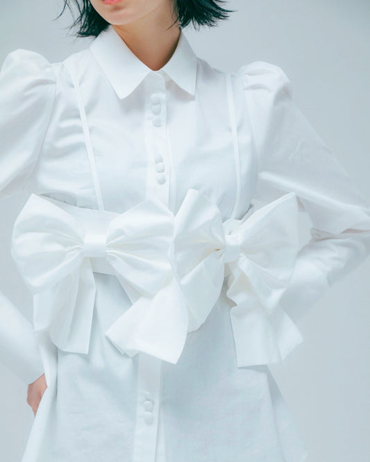 PAFF SLEEVE COTTON SHIRT