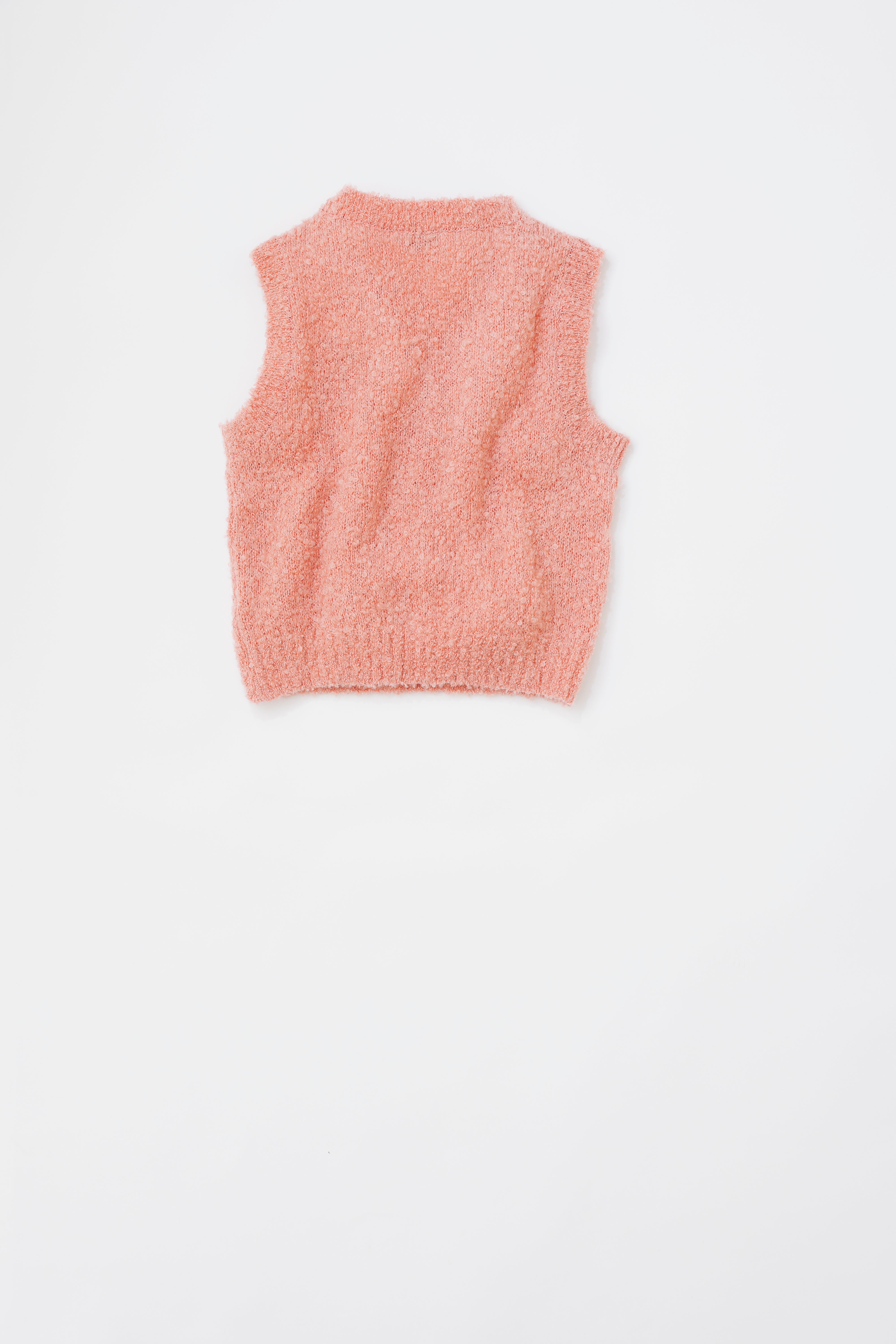 POODLE KNIT VEST – w/LISA ONLINE SHOP