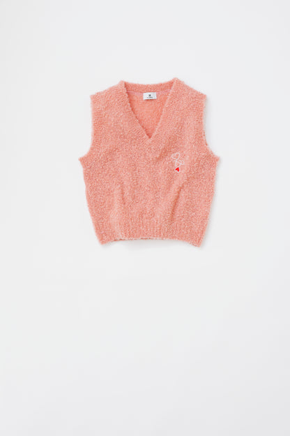 POODLE KNIT VEST
