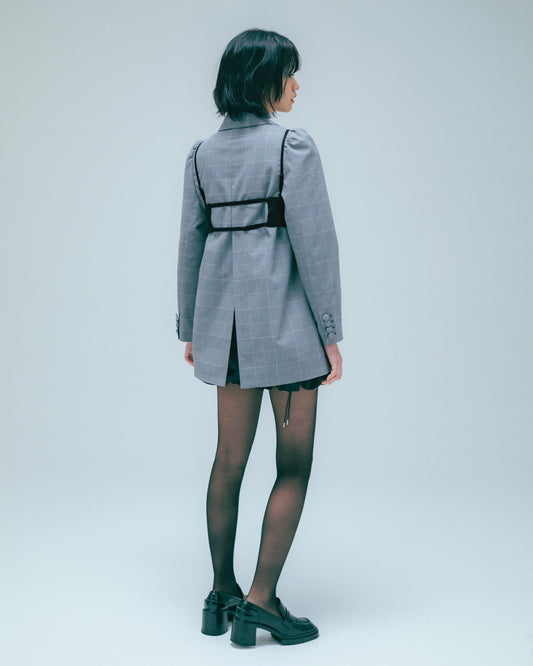 w/LISA (ウィズリサ) | BALLOON TOPS 2WAY SKIRT(バルーントップス2ウェイスカート) | サテン 光沢  ノースリーブ レディース 女性 ウィメンズ ブランド ショート丈